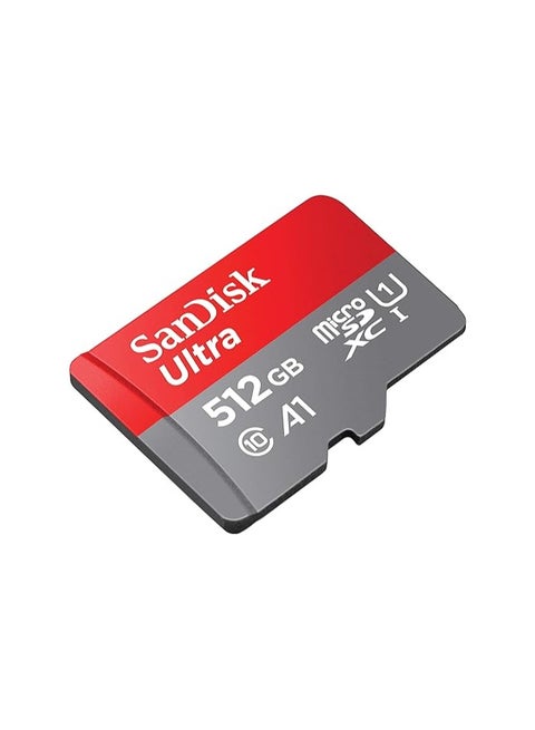 Ultra microSDXC UHS-I Speicherkarte + Adapter (Für Android-Smartphones und - Tablets und MIL-Kameras, A1, C10, U1, 120 MB/s Übertragung) 512 GB
