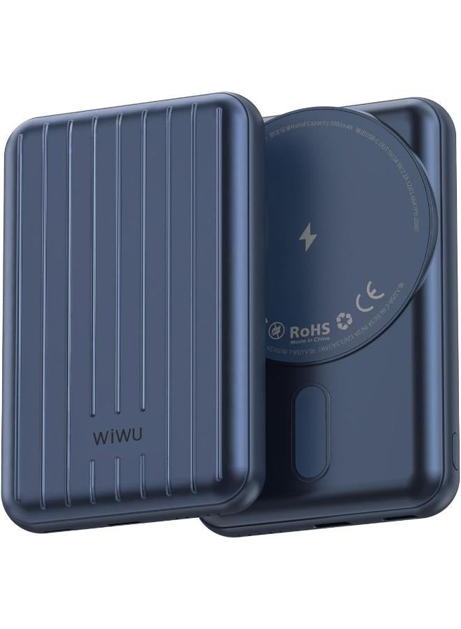 5000 mAh PP02 Trunk Series Magnatic Wireless Charging Power Bank 5000mAh, 22.5W supercharge, 15W wireless charging, Built-in-cable - Blue Blue - pnsku/N70097946V/45/_/1722655878/f19921ca-a324-4888-bce0-3a624f0c049a