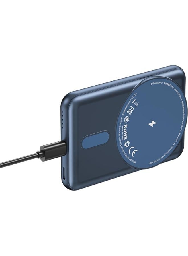 5000 mAh PP02 Trunk Series Magnatic Wireless Charging Power Bank 5000mAh, 22.5W supercharge, 15W wireless charging, Built-in-cable - Blue Blue - pnsku/N70097946V/45/_/1722655879/307a0f9b-60b5-4077-a506-5992efa2d23a