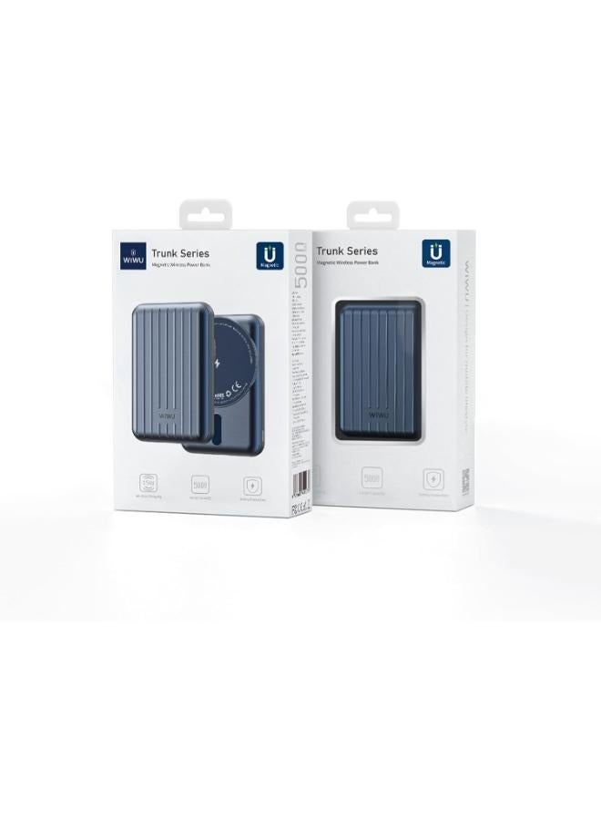 5000 mAh PP02 Trunk Series Magnatic Wireless Charging Power Bank 5000mAh, 22.5W supercharge, 15W wireless charging, Built-in-cable - Blue Blue - pnsku/N70097946V/45/_/1722655881/42f4938a-dbfe-4708-ac7f-e8b140501c66