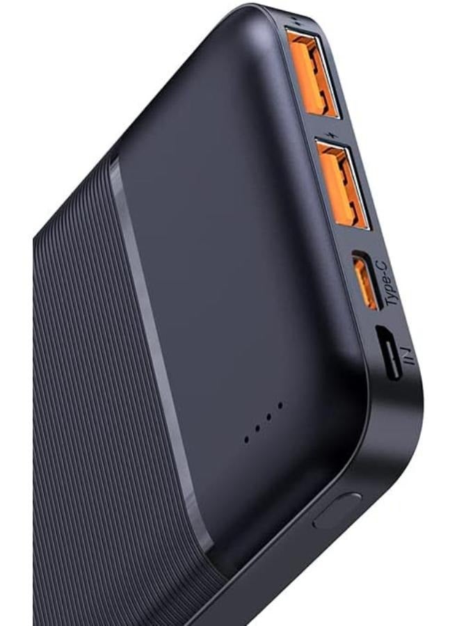 10000 mAh Speedy Series Power Bank 10000mAh PD & QC fast charging, Large capacity, Safety protection, In Micro & Type-C, Out Type-C & 2USB - Black Black - pnsku/N70097947V/45/_/1722655889/80ec9db1-8508-46d9-8f5f-4babc2b4b11a