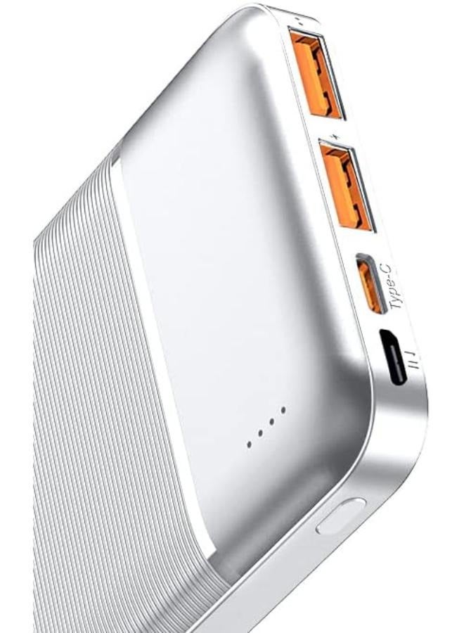 10000 mAh Speedy Series Power Bank 10000mAh PD & QC fast charging, Large capacity, Safety protection, In Micro & Type-C, Out Type-C & 2USB - White White - pnsku/N70097948V/45/_/1722655899/b31fda59-c1bd-4dab-a565-bd30237be382