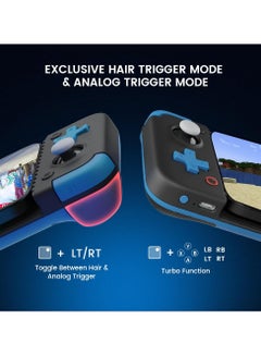 GameSir X2s Bluetooth Mobile Gaming Controller for iOS, Android phones and PC, Hall Effect Joystick Can Adjust Height Phone Game Controller  - Image 5