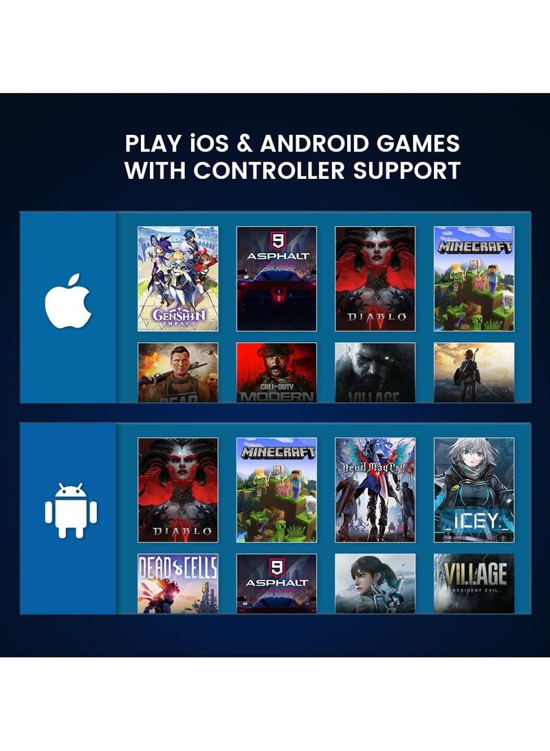 GameSir - X2s Bluetooth Mobile Gaming Controller for iOS, Android phones and PC, Hall Effect Joystick Can Adjust Height Phone Game Controller - Image 1