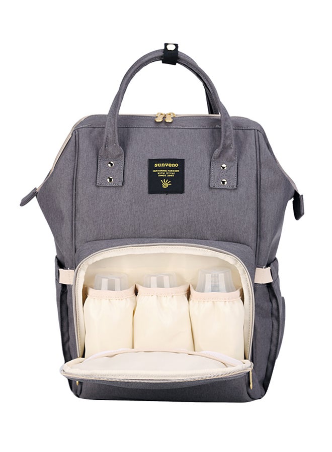 Sunveno - Mamma Diaper And Bottle Bag Set - Grey - Image 1