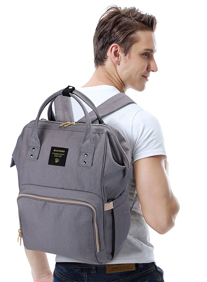 Sunveno - Mamma Diaper And Bottle Bag Set - Grey - Image 1