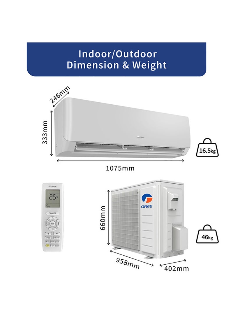 مكيف هواء سبليت 2.0 طن - مزود بشبكة واي فاي - ضاغط دوار، R410A - ضمان كامل للأجزاء لمدة 10 سنوات - pnsku/N70098035V/45/_/1722851905/4d97e339-a204-4938-bce9-2605aded82c4