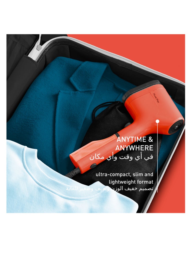 تيفال - مكواة بخار الملابس | Pure POP | يبخّر/ينقي الملابس | إخراج البخار حتى 20 جم/الدقيقة | الأقمشة الحساسة | نظام الوسادة القابلة للعكس | مناسب للسفر | ضمان لمدة عامين - Image 1