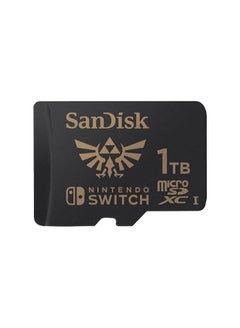 Sandisk Nintendo MicroSDXC UHS-I card for Nintendo Switch, Zelda Edition, Up to 100MB/s read; up to 90MB/s write - SDSQXAO-1T00-GN6ZN 1 TB  - Image 1