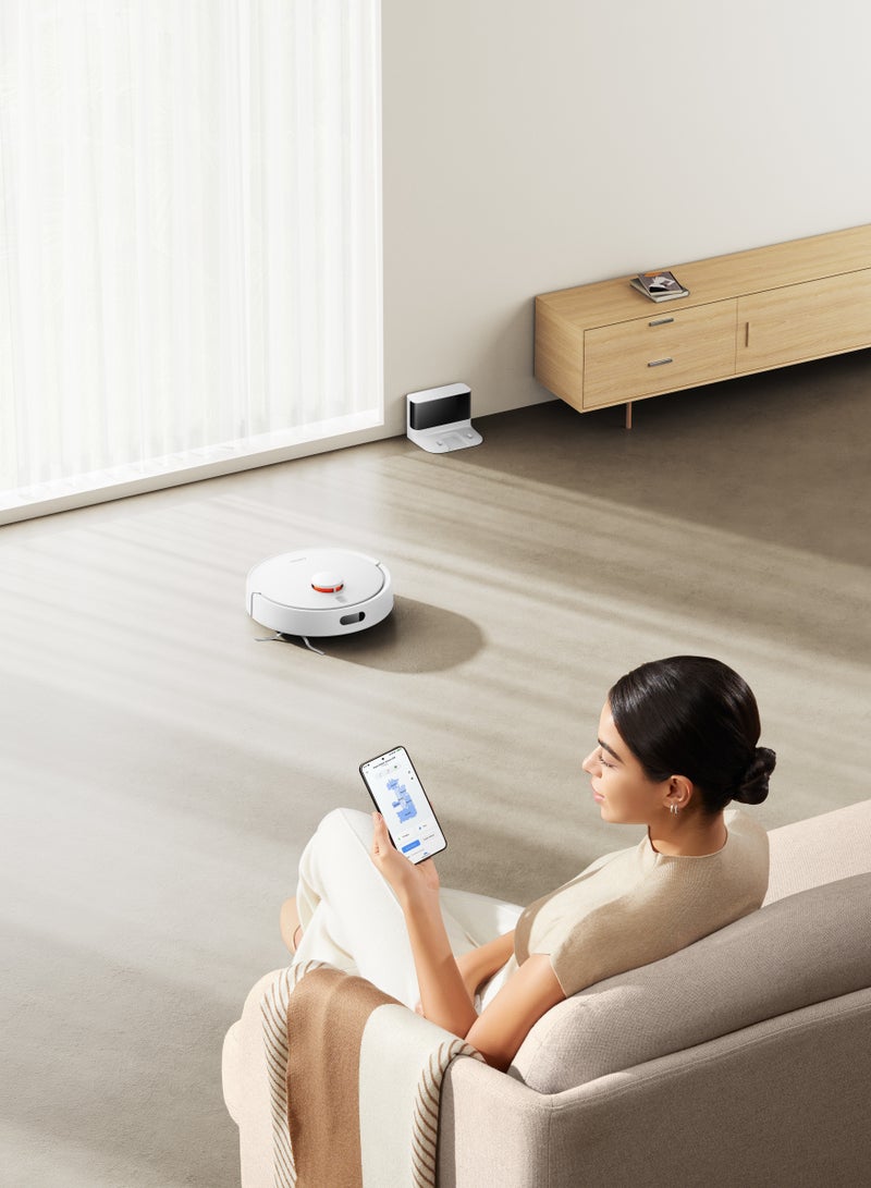 Xiaomi - Robot Vacuum S20 | 3200mAh Nominal Battery Capacity | 5000Pa Suction Fan | 400ml Dustbin And 270ml Water Tank | Supports Mi Home/Alexa/Google App | 270 ml 45 W BHR8646GB | BHR8628EU | BHR8648US | D106 Black - Image 1