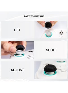 GameSir Precision Thumb Grip Pack | Universal Edition for PS4, PS5, Xbox, Switch & GameSir Controllers | 8 Pack | Lapis/Onyx/Ruby  - Image 4