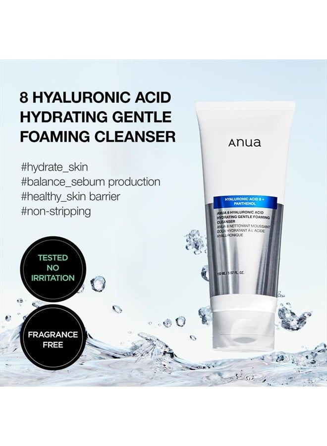 Anua Gentle Double Cleanser Duo for Facial Cleansing : Heartleaf Pore Control Cleansing Oil Mild & Hydrating Gentle Foaming Cleanser for Double Cleansing, Daily Facial Cleanser, Korean Skincare 350ml  - Image 5
