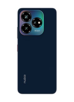 زد تي اي نوبيا V60 ديزاين ثنائي الشريحة باللون الأزرق الداكن 6 جيجا بايت 256 جيجا بايت 4G - الشرق الأوسط  - Image 3