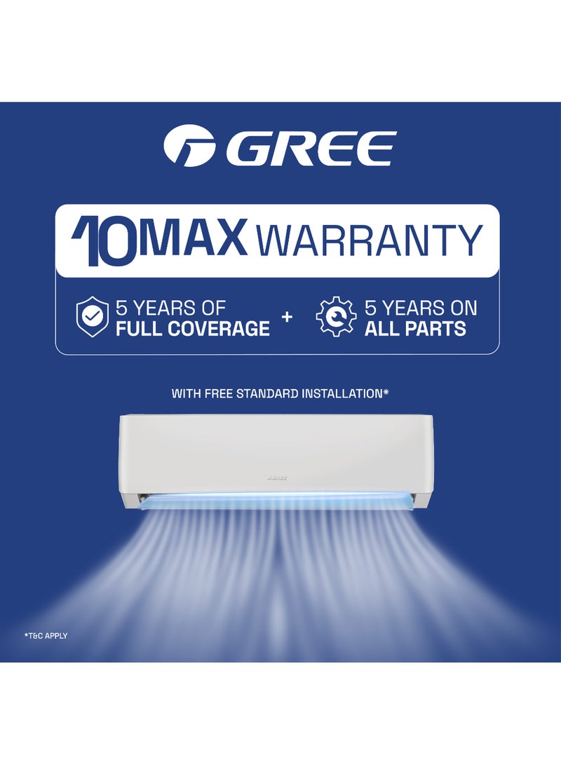 GREE - 2.0 Ton Split Air Conditioner iAiry32-24C3| G-Ai Energy Saving | G-Boost Inverter | Plasma Purification | Wi-Fi Smart Control | FREE Installation And 5 Years Full Warranty + 5 Years Spare Parts iAiry32-24C3 White - Image 1