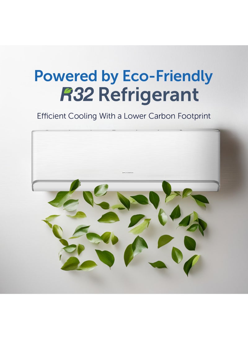 GREE - 2.0 Ton Split Air Conditioner iAiry32-24C3| G-Ai Energy Saving | G-Boost Inverter | Plasma Purification | Wi-Fi Smart Control | FREE Installation And 5 Years Full Warranty + 5 Years Spare Parts iAiry32-24C3 White - Image 1