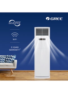 GREE Free Standing  Air Conditioner 4.0 Ton - Wifi Enabled - Inverter Compressor, R410A - 5 Years Full Parts Warranty iFLOWIND-48C3 White  - Image 5