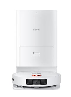 Xiaomi Robot Vacuum With Smart All-in-One Cleaning Station Recognize Advanced Barriers AI 3D Powerful Suction 4000 Pascal High Speed Rotation 3 Water Volume Settings 2500 W X10 + White  - Image 1