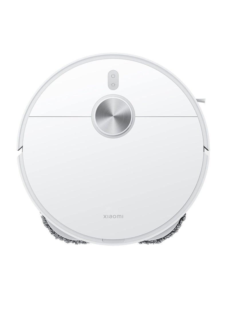 Xiaomi - Robot Vacuum With Smart All-in-One Cleaning Station Recognize Advanced Barriers AI 3D Powerful Suction 4000 Pascal High Speed Rotation 3 Water Volume Settings 2500 W X10 + White - Image 1