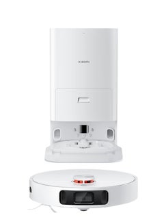 Xiaomi Robot Vacuum With Smart All-in-One Cleaning Station Recognize Advanced Barriers AI 3D Powerful Suction 4000 Pascal High Speed Rotation 3 Water Volume Settings 2500 W X10 + White  - Image 3