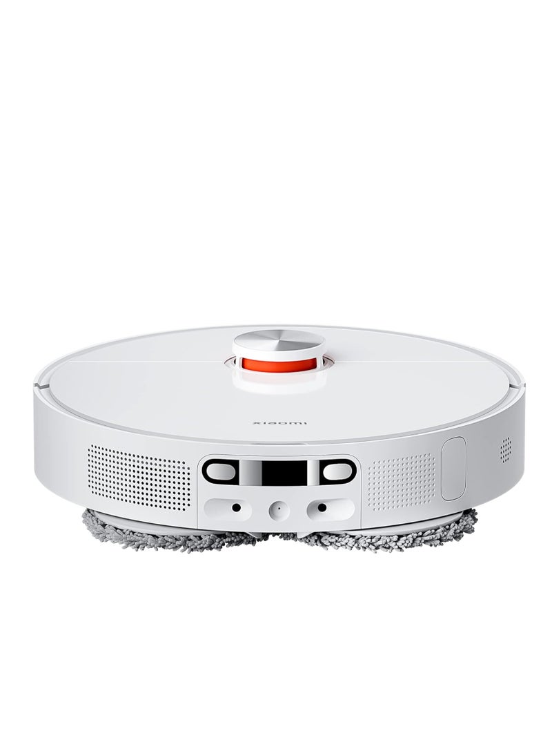 Xiaomi - Robot Vacuum With Smart All-in-One Cleaning Station Recognize Advanced Barriers AI 3D Powerful Suction 4000 Pascal High Speed Rotation 3 Water Volume Settings 2500 W X10 + White - Image 1