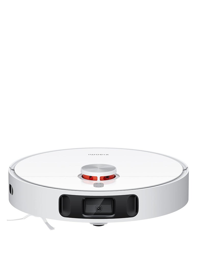 Xiaomi - Robot Vacuum With Smart All-in-One Cleaning Station Recognize Advanced Barriers AI 3D Powerful Suction 4000 Pascal High Speed Rotation 3 Water Volume Settings 2500 W X10 + White - Image 1