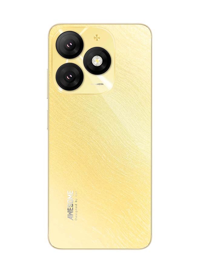 إيتيل - A50 ثنائي الشريحة باللون الذهبي 3+5 جيجابايت رام 64 جيجابايت 4G - إصدار الشرق الأوسط - Image 1