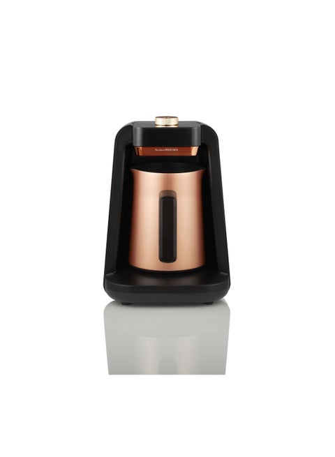 Arzum Okka-Rich Spin Pro Coffee Machine- 5 OZ 700 W OK0026 Black/COPPER