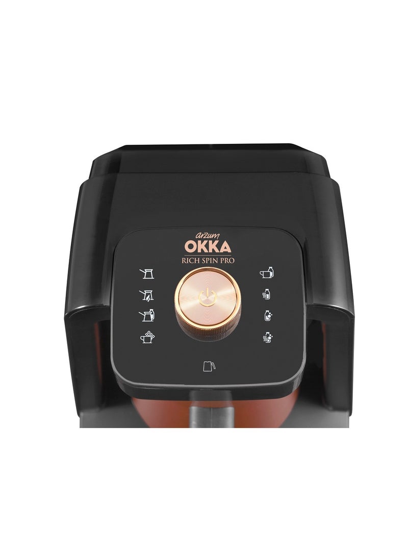 Arzum Okka-Rich Spin Pro Coffee Machine- 5 OZ 700 W OK0026 Bakir/COPPER - Image 3