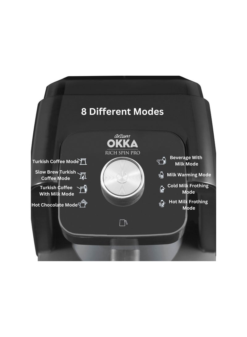 Arzum Okka-Rich Spin Pro Coffee Machine- 5 OZ 700 W OK0026 Bakir/COPPER - Image 4