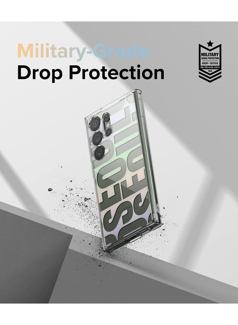 Ringke Fusion Design Compatible With Samsung Galaxy S23 Ultra 5G Case Clear Hard Back Shockproof Tpu Bumper Phone Cover For Women And Men - SEOUL - Image 5