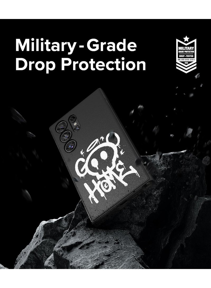 Ringke Onyx Design Compatible With Samsung Galaxy S24 Ultra Case Cover Rugged Flexible Durable Anti-Slip Tpu Protection Shockproof Samsung S24 Ultra Back Cover - Graffiti 2 - Image 4