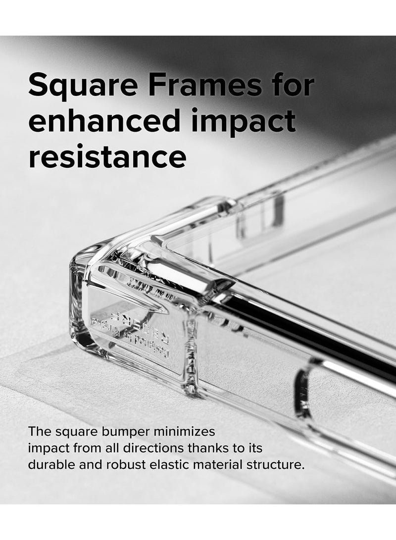 Air Bumper [Cushioning On All Four Corners] Compatible With Samsung Galaxy S24 Ultra Case, Cover For Women, Men, Transparent Reinforced Bumper Case - Clear