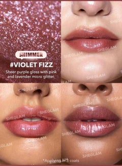 SHEGLAM Pout-Perfect Shimmer Lip Plumper-Violet Fizz Violet Fizz  - Image 2