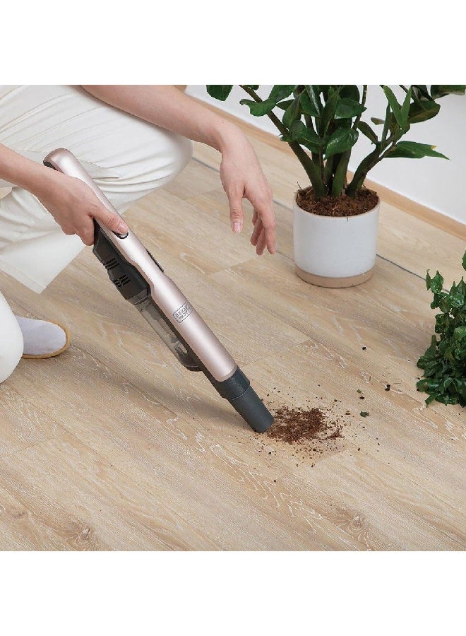 BLACK+DECKER Slim Design Handheld Vacuum Cleaner 120 ml 24 W DVC320BRG-GB Rose Gold/Grey  - Image 3