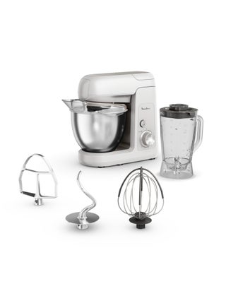 Kitchen Machine | Bake Partner 4.6 L Stand Mixer | 1100 W | BakeGood Accessory Kit | Planetary Movement | Durable Performance | 2 Years Warranty | 1100 W QA521B27 White - pnsku/N70098339V/45/_/1722835848/09c0ad10-4c6f-480b-a495-8abd93a6606f
