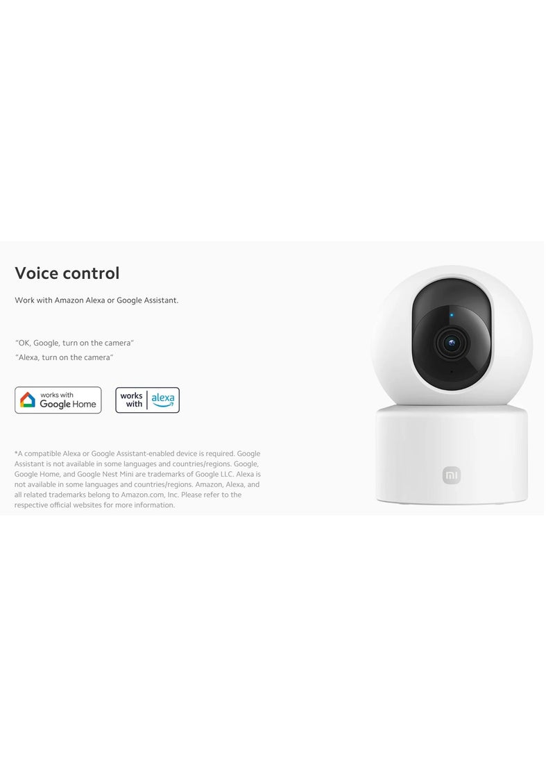 Xiaomi - Smart Camera C301 | 3MP with 2K Image Quality | MJA1 Security Chip | Voice Control | 8GB to 256GB microSD Supported | Cloud Storage - Image 1