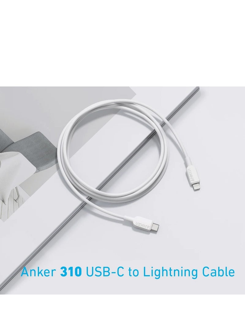 Anker Anker 310 USB- C to Lightning Cable 60W TPE- White  - Image 3