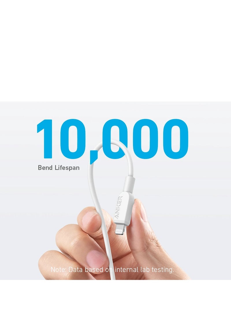 Anker Anker 310 USB- C to Lightning Cable 60W TPE- White  - Image 4