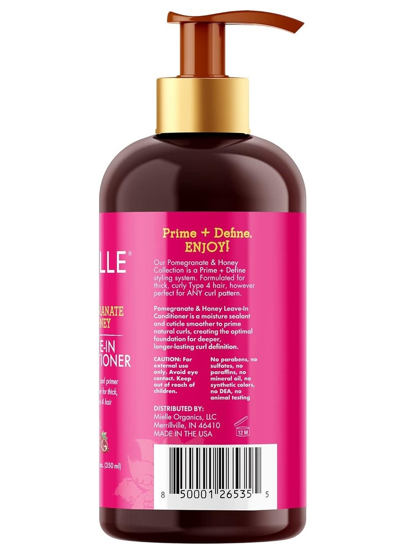 MIELLE Pomegranate And Honey Leave-In Conditioner For Type 4 Hair, 350ml 354.37 gml  - Image 2