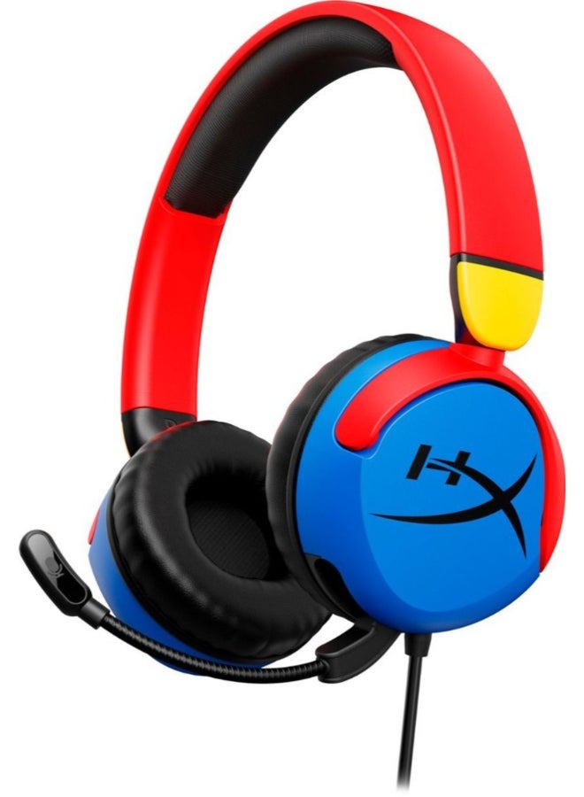 HYPERX - Cloud Mini - Gaming Headset, Volume level below 85dB, Immersive audio, Durable tuck-away boom mic, Lightweight comfort, MultiColor | 7G8F3AA - Image 1