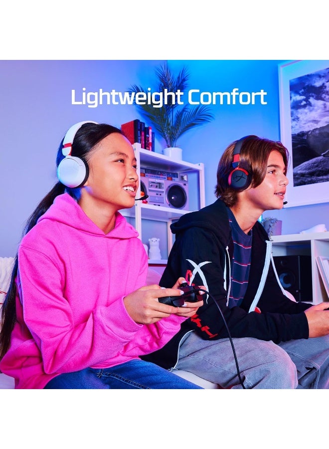 HYPERX Cloud Mini Wired Gaming Headset, Volume level below 85dB, Immersive audio, Durable tuck-away boom mic, Lightweight comfort, Works With PC, Nintendo Switch, PlayStation, Steam Deck, Xbox, mobile, Chromebook, Lavender | 7G8F5AA - Image 3