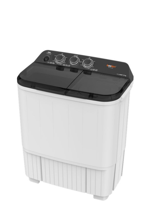 KOOLEN Twin Tub Washing Machine 12kg 809101004 White - Image 2