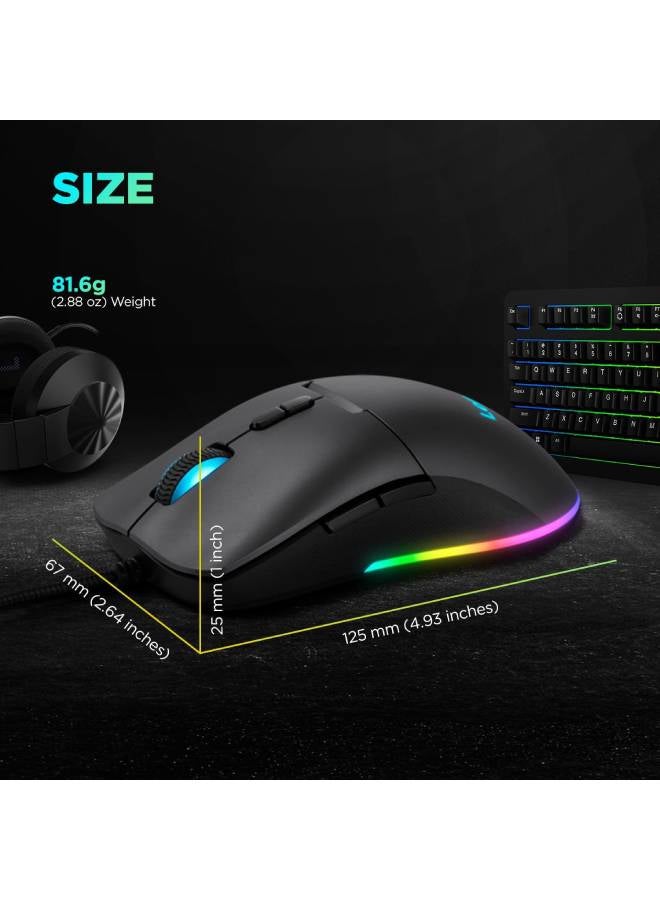 Lenovo Legion M210 RGB Wired Gaming Mouse Black - Image 5