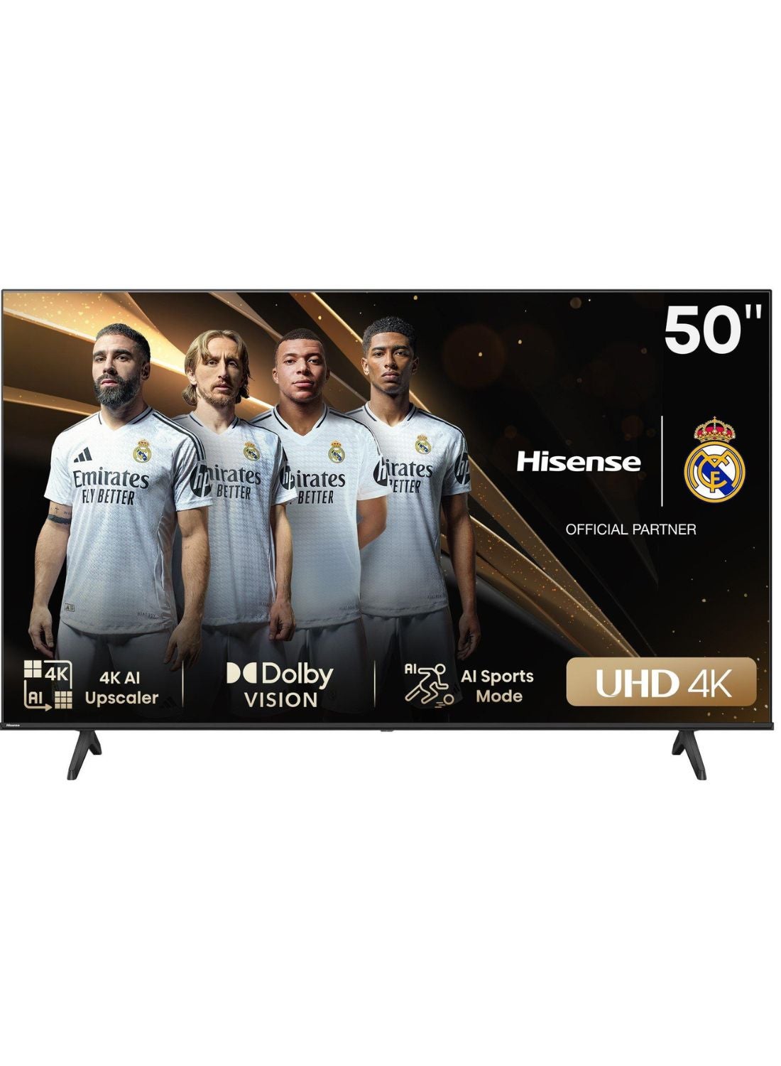 50 inch 4K Smart TV UHD 60Hz 50A6N Black