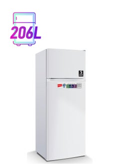 Impex Double Door Refrigerator 230 Liter, Fast Cooling Fridge, Freezer, Energy Efficient And Silent Operation 90 W IRF 220 White  - Image 1