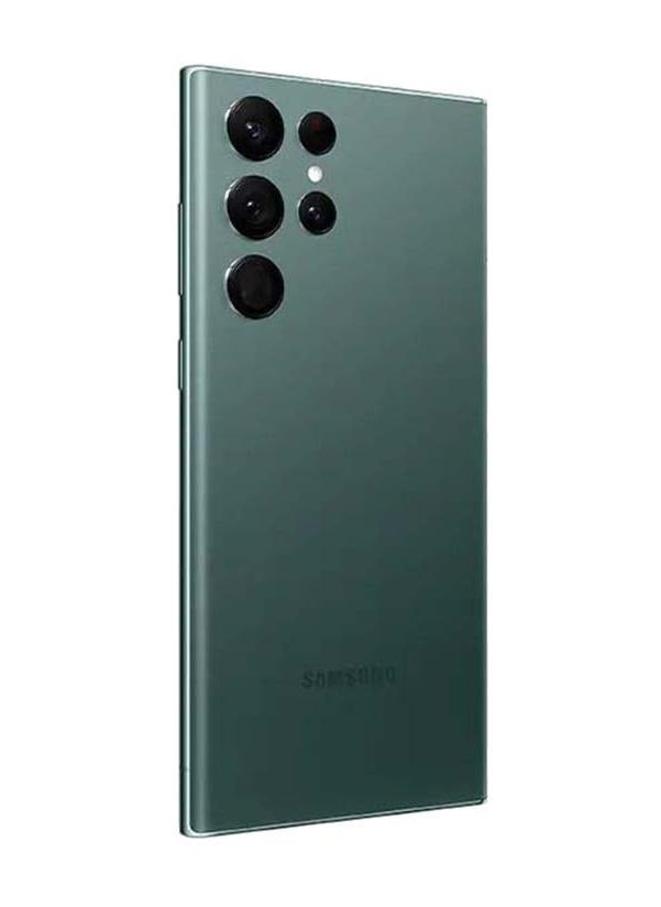 سامسونج تم تجديده - Galaxy S22 Ultra Single Sim + eSim باللون الأخضر 12GB RAM 512GB 5G - الإصدار الدولي - Image 3