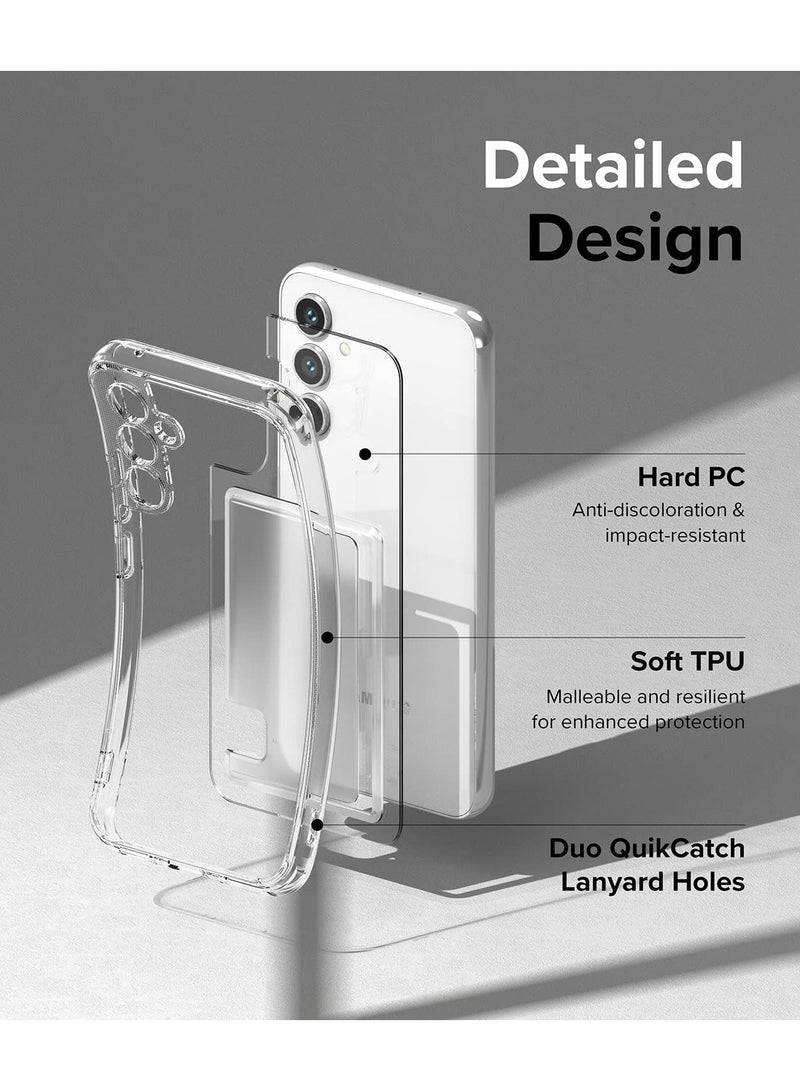 Ringke - Fusion Card [Transparent Wallet] Compatible With Samsung Galaxy A54 Case 5G, Hard Back With Built-In Cardholder Phone Card Holder Cover Designed For Galaxy A54 Wallet Case - Clear - Image 1