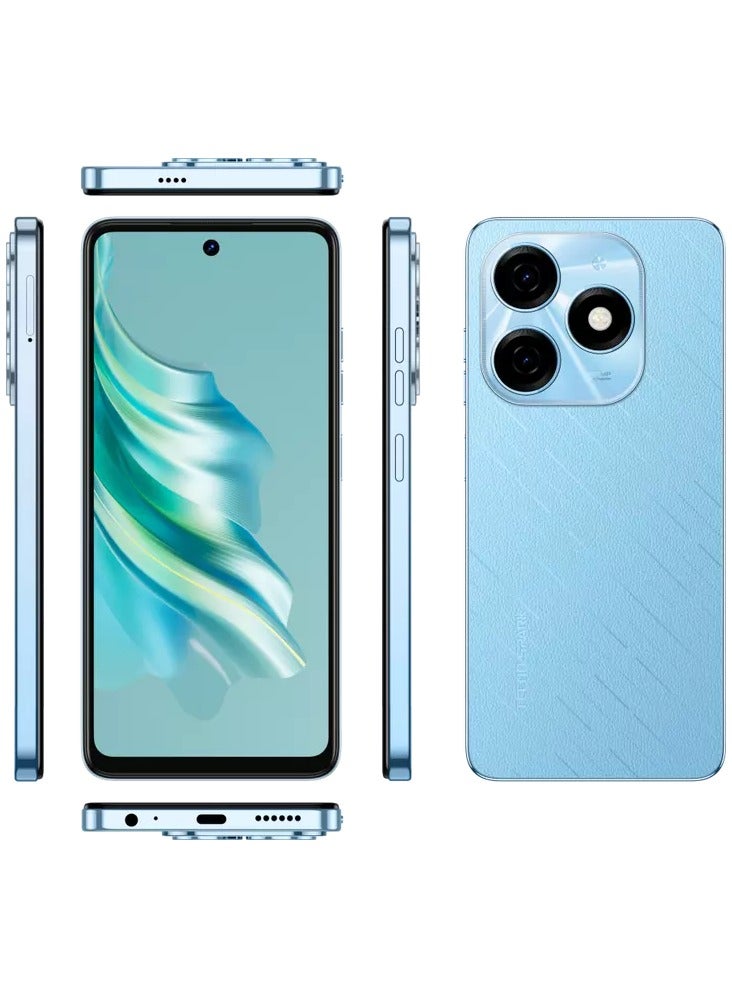 تكنو هاتف Spark 20 ثنائي الشريحة باللون الأزرق السحري وذاكرة وصول عشوائي سعة 8+8 جيجابايت وذاكرة داخلية سعة 256 جيجابايت وشبكة الجيل الرابع - الإصدار العالمي - Image 4