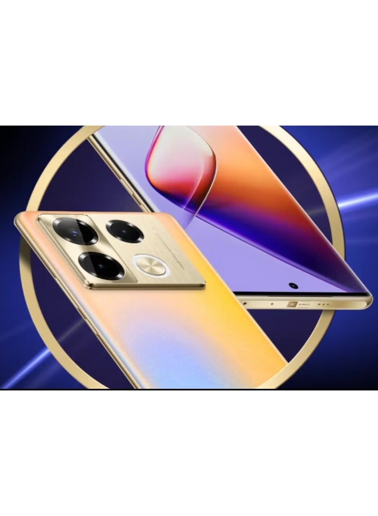 Infinix - Note 40 Pro Dual SIM Titan Gold 8+8GB 256GB 4G - Middle East Version - Image 1