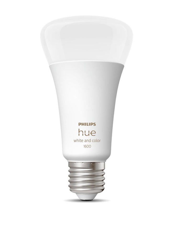 Philips Philips Hue White and Colour Ambiance Smart Light Bulb 100W - 1600 Lumen [E27 Edison Screw] With Bluetooth. For Indoor Home Lighting, Livingroom, Bedroom. Works with Voice Control, Alexa Multi color  - Image 2